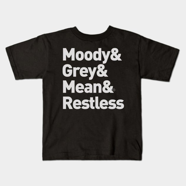 So Restless Indeed... Kids T-Shirt by So Red The Poppy